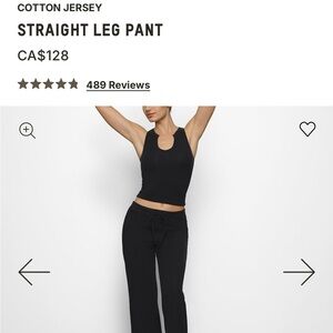 Skims cotton pants